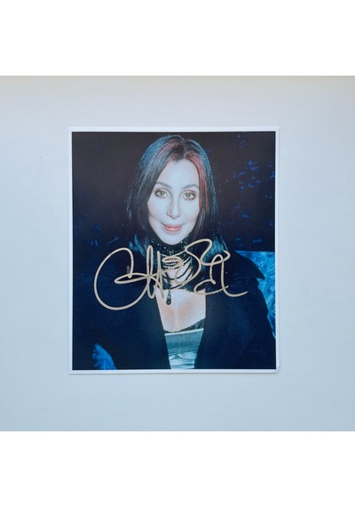 Cher 20x23 Cm Boyutunda El İmzalı Fotoğraf Ömür Boyu Coa