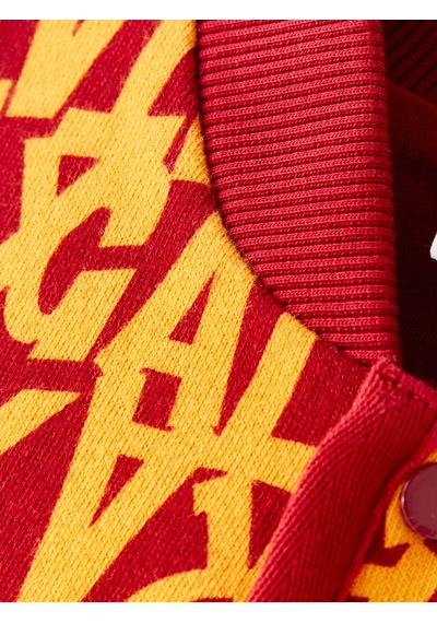 Gsstore Galatasaray Bebek Ceket B252038 Sarı - Kırmızı