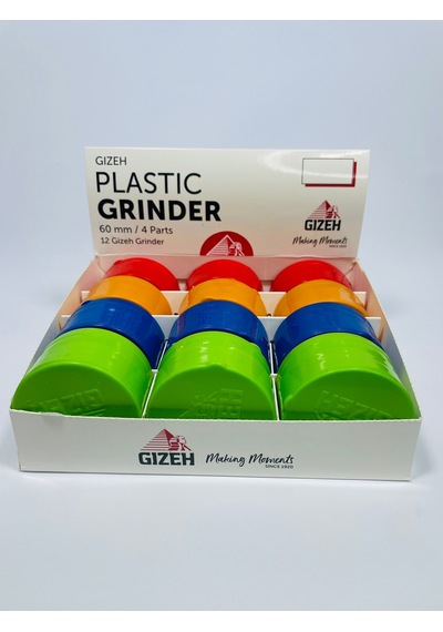 Gizeh Marka 4parça Plastik TutunÖğütücü //53mm