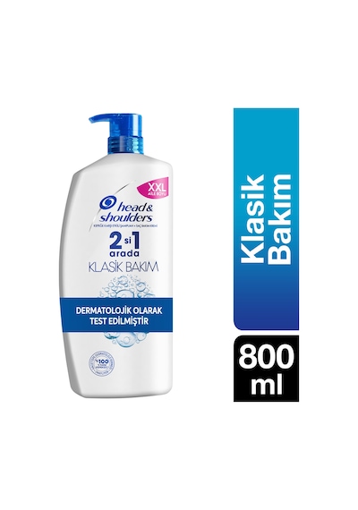 Head & Shoulders 2'si 1 Arada Şampuan Klasik Bakım 800 ML
