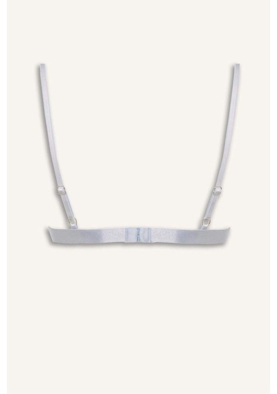 Defacto Tül Kumaş Çıkarılabilir Kap Pedli Balensiz Açık Mavi Bralet H6493ax26spbe550 Mavi-be550