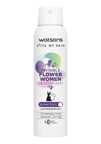 Watsons Invisible Flower 150 Ml X2 Ve So Sexy 150 Ml X2 Deodorant Seti