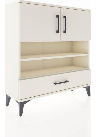 Arges Şifonyer 4 Raflı Tek Çekmeceli 2 Kapaklı 88x30x96 Aytaş... Aytaşı Arges Şifonyer 4 Raflı Tek Çekmeceli 2 Kapaklı 88x30x96 Aytaş... Aytaşı