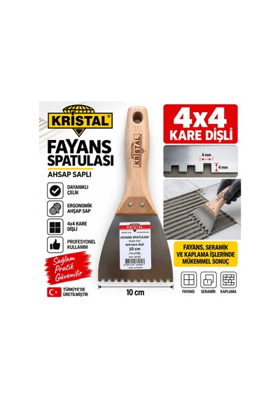 Fayans Spatulası Kare Dişli 4x4 Ispatula - 921711321
