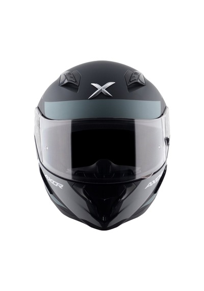 Axor Hunter Turbo Black Grey Dull Ece 22.06 Kapalı Kask Mat Titanyum - Siyah