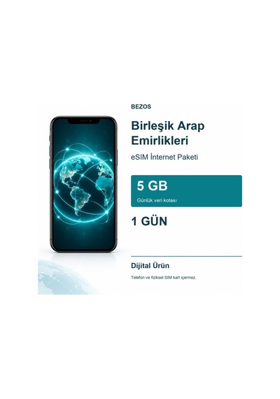 Birleşik Arap Emirlikleri Esım İnternet Paketi Günlük 5 Gb 1 Gün Diğer