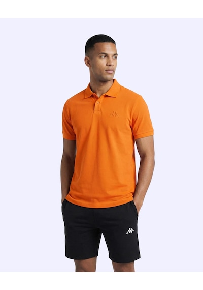 Kappa Fausto Erkek Koyu Turuncu Regular Polo Yaka Tişört