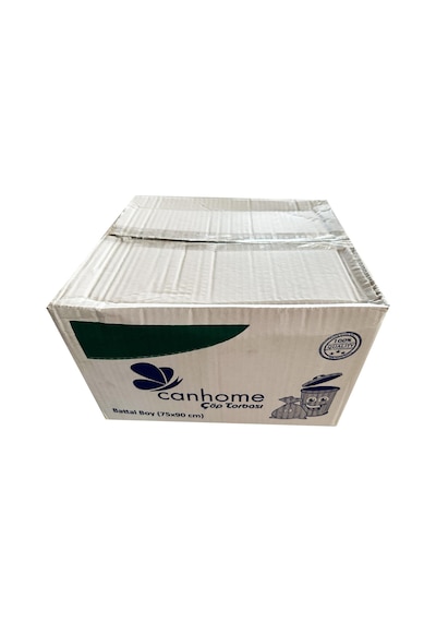 Canhome Battal Büyük Boy Çöp Torbası Mavi 30 L 50 x 10'lu Mavi 75 x 90 CM