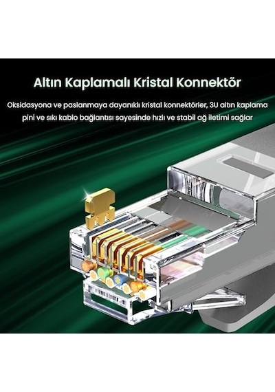 Cat6e 1000mbps Utp Gigabit Ethernet Kablosu 20 Metre