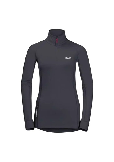 Jack Wolfskin Snow Sky Half Zip W Kadın Arakatman Polar Ebony Ebony