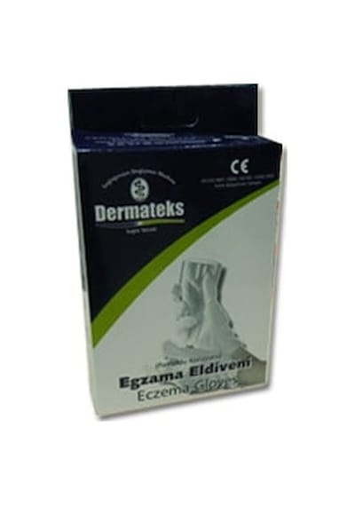 Dermateks Eldiveni Beyaz L