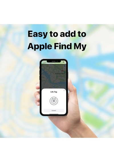 Lexroo Lifetag Aple İle Uyumlu Mfı Lisanslı Smart Tag Akıllı  4'lü Paket- Siyah Standart