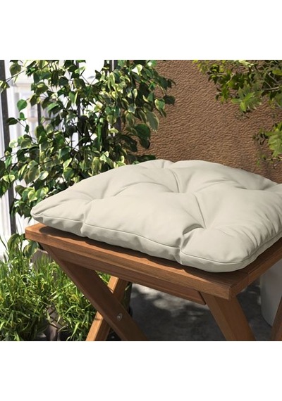 Ikea Kuddarna Dış Mekan Sandalye Minderi, Açık Gri-bej, 36x32 Cm