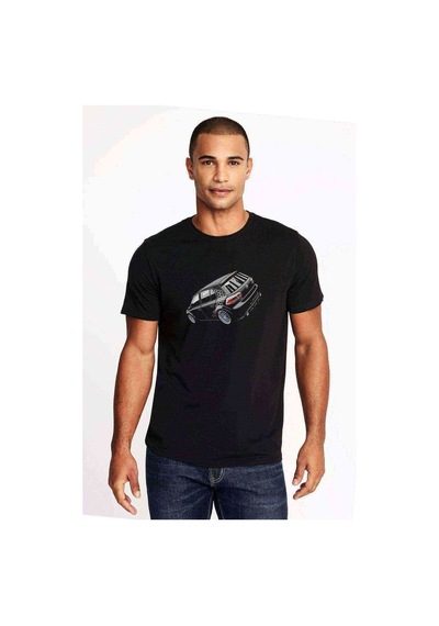 Vw Golf Gtı Baskılı Siyah Erkek Tshirt (534480935)
