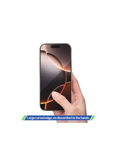 Apple Uyumlu   iPhone 13 / 13 Pro / 14 / 16e Uygulama Aparatlı Ekranı Tam Kaplayan Hd Cam Ekran Koruyucu
