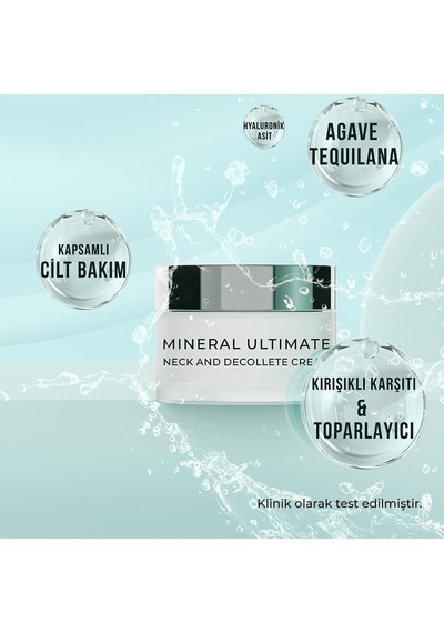 Mineral Ultimate Kırışıklık Karşıtı Ve Sıkılaştırıcı Kremi Boyun Ve Dekolte Kremi 60ml 2 Paketi