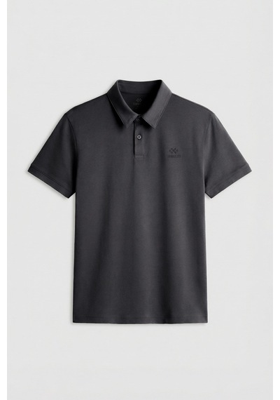Standart Fit Basic Polo Yaka 2li Paket Antrasit-bej Erkek T-shirt - 87748 Bej - Gri