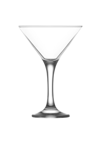 Lav Misket Cam Kokteyl Bardağı 6'lı 175 ml Ayaklı (Kokteyl Bardağı , Tatlı Servisi )
