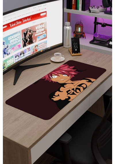 Fairy Tail Anime V2 - 70x30 Xl Gaming Kauçuk Kaymaz Taban Mouse Pad Fare Altlığı