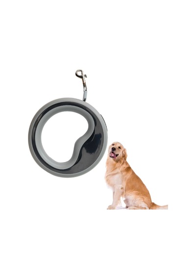 1 Adet Otomatik Köpek Tasması Geri Çekmeli 2.5 Metre Metal