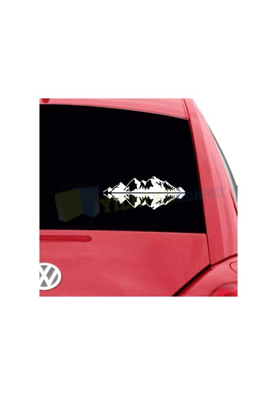 Off Road 4X4 Dağ Oto Sticker Araba Yapıştırma Etiket 2 Ad