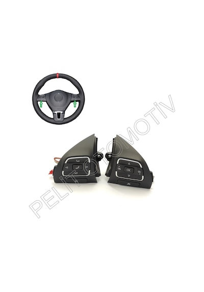 Jetta 2011-2014 Direksiyon Tuş Takımı 5k0998537b