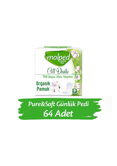 Molped Pure&Soft Günlük Pedi 64 Adet