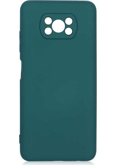 Noktaks - Poco X3 - Poco X3 Nfc - Poco X3 Pro Uyumlu - Kılıf İçi Kadife Koruyucu Mara Lansman Kapak - T17688 - Koyu Yeşil Koyu Yeşil