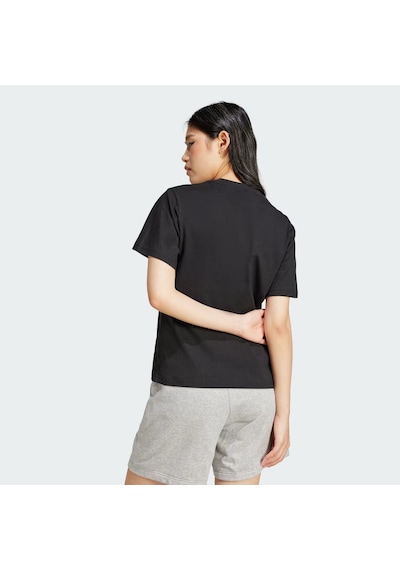 Black/whıte Adidas Kadın Günlük T-shirt W Sl Sj T Jc5943 Siyah