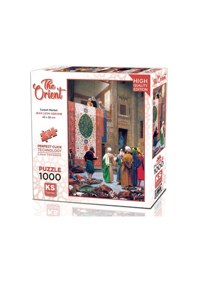 Ks Games 1000 Parça Halı Tüccarı Jean Leon Gerome Puzzle