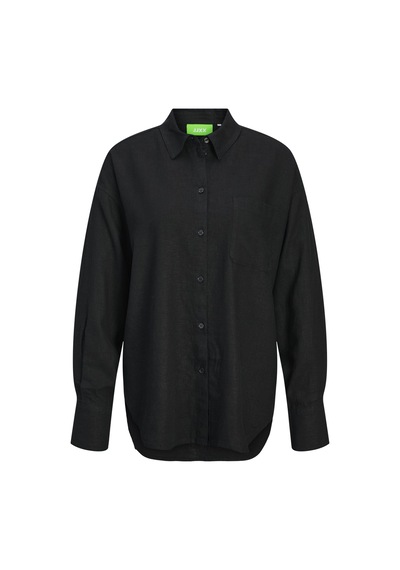 Jack & Jones Kadın Keten Karışımlı Gömlek - Jamie - 12269668 Black