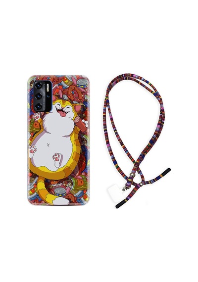 Reeder P13 Blue 2021 Kılıf Rasta Boyun Askılı Tombul Kedi 1739