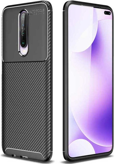 Xiaomi Redmi K30 Kılıf Zore Negro Silikon Kapak Siyah