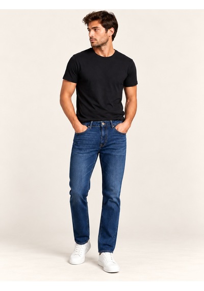 73514-00201 Erkek Denim Pantolon 73514-00267 Dark Blue Black