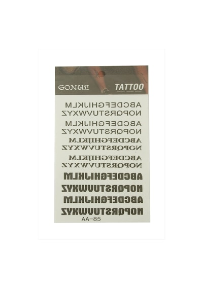Yazılı Tattoo Dövme Sticker 09425645