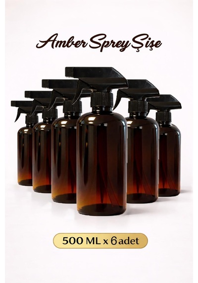 Amber Sprey Şişe 500 Ml - 6 Adet