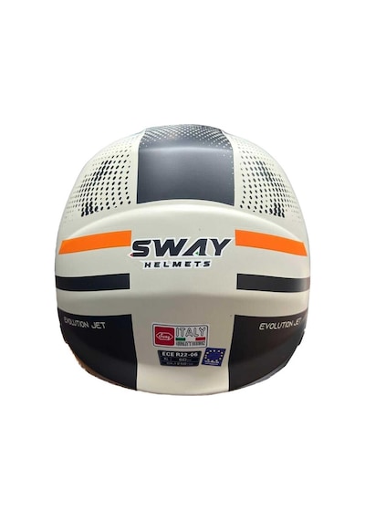 Sway 737 Açık Motosiklet Kaskı 65021 Bej Siyah