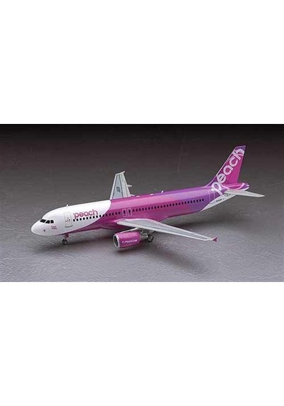 Hasegawa 41 10741 1/200 Ölçek, Airbus A320 Peach Aviation, Yolcu Uçağı Plastik Model Kiti