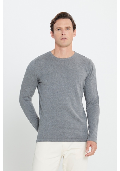 AC&Co / Altınyıldız Classics Standart Fit Normal Kesim Erkek Bisiklet Yaka Triko Gri Melanj 4A4923100006GMJL Gri Melanj AC&Co / Altınyıldız Classics Standart Fit Normal Kesim Erkek Bisiklet Yaka Triko Gri Melanj 4A4923100006GMJL Gri Melanj