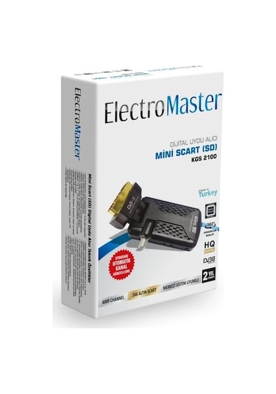 Electromaster KGS 2100 Mini Scart SD Uydu Alıcısı