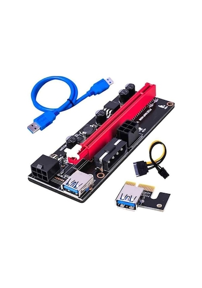 Ver009S Riser Kart Usb 3.0 Pcı-E 1X To 16X Genişletici Yükseltici