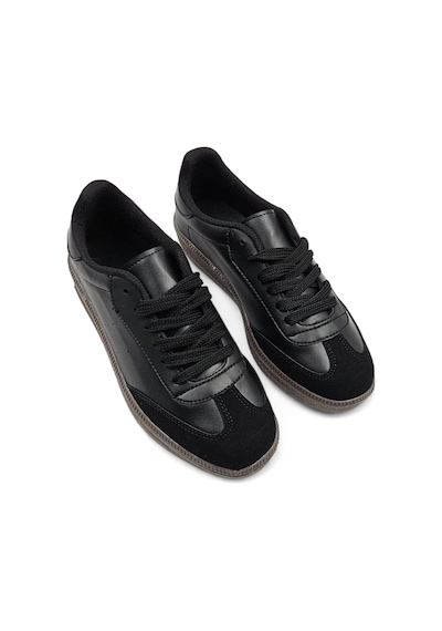 Retrowalk Siyah Retro Rahat Kadın Sneaker Spor Ayakkabı Siyah