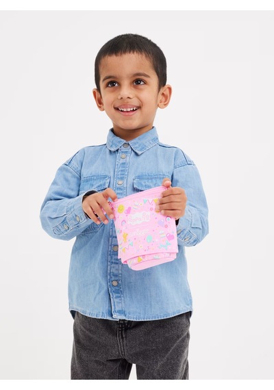 Peppa Pıg İç İçe Geçmeli Katlanır Kalem Kutusu Pembe