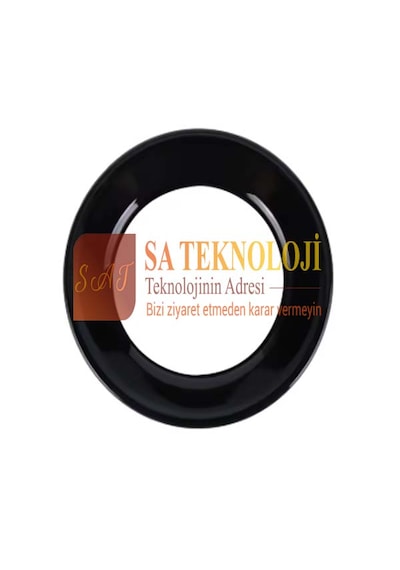 Volkswagen Direksiyon Logo Ve Çerçeve Seti Siyah 40mm Logo-61mm