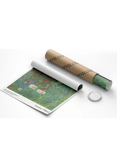 Çerçevesiz Poster Gustav Klimt Ayçiçekli Çiftlik Bahçesi 2