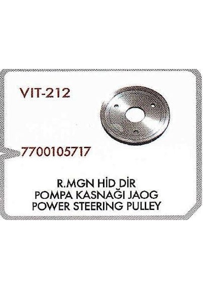 VITESSE 212 DİREKSİYON POMPA KASNAĞI MEGANE I  HİDROLİK