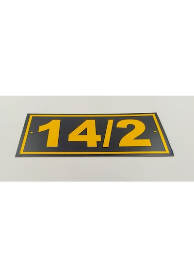 Kapı Numarası 10X20 Cm, Bina, Apartman, Işyeri Numarası (471060158)