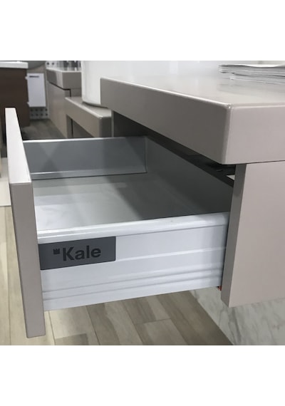Kale Eternal 50Cm Banyo Dolabı (Bas-Aç Çekmece) (Kompakt Laminat) Çok Renkli