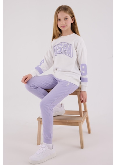 U.S. Polo Assn. U.s. Polo Assn Kız Çocuk Beyaz Eşofman Takımı Us2321-c-v1 Beyaz