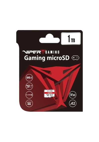 Patriot Viper Gaming Series 1tb Microsdxc V30 A2 U3 Uhs-ı Class 10 Hafıza Kartı Pv1tbgm32mcx